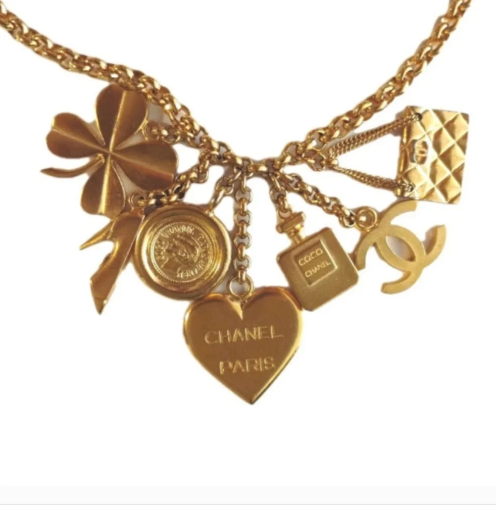 Authentic Chanel Lucky 7 Charm Necklace